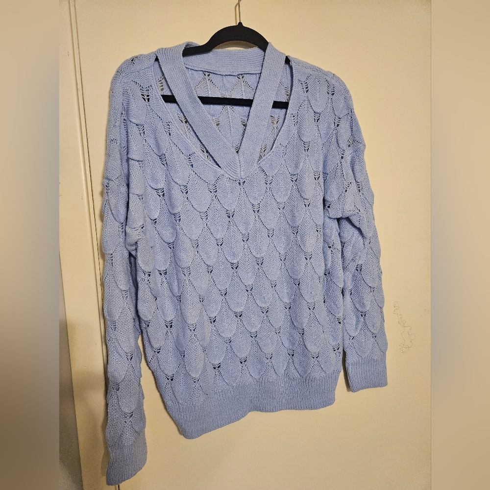 Women's Light Blue Sweater